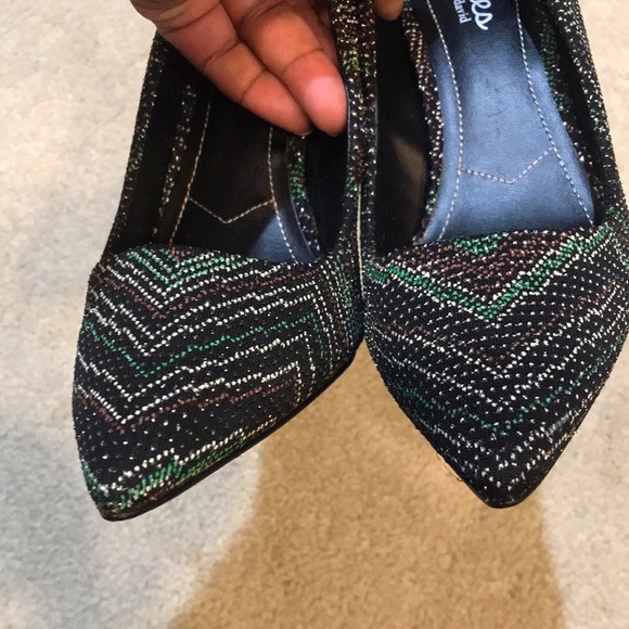 Charles By Charles David Sweetness Pointed Pump w/Fabric & Bonded Leather Sole-8 - Picture 7 of 10